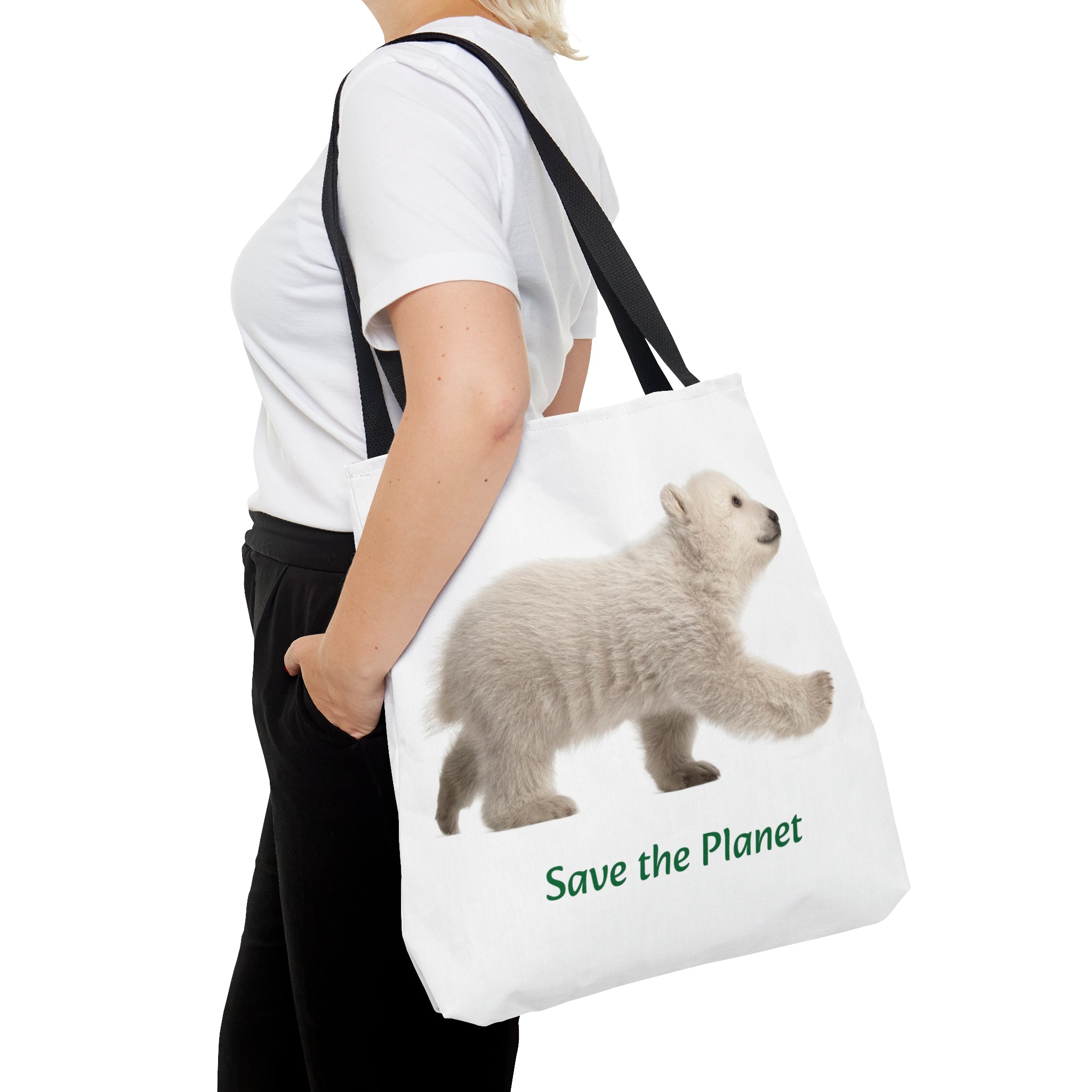 Save the Planet Tote Bag (AOP)