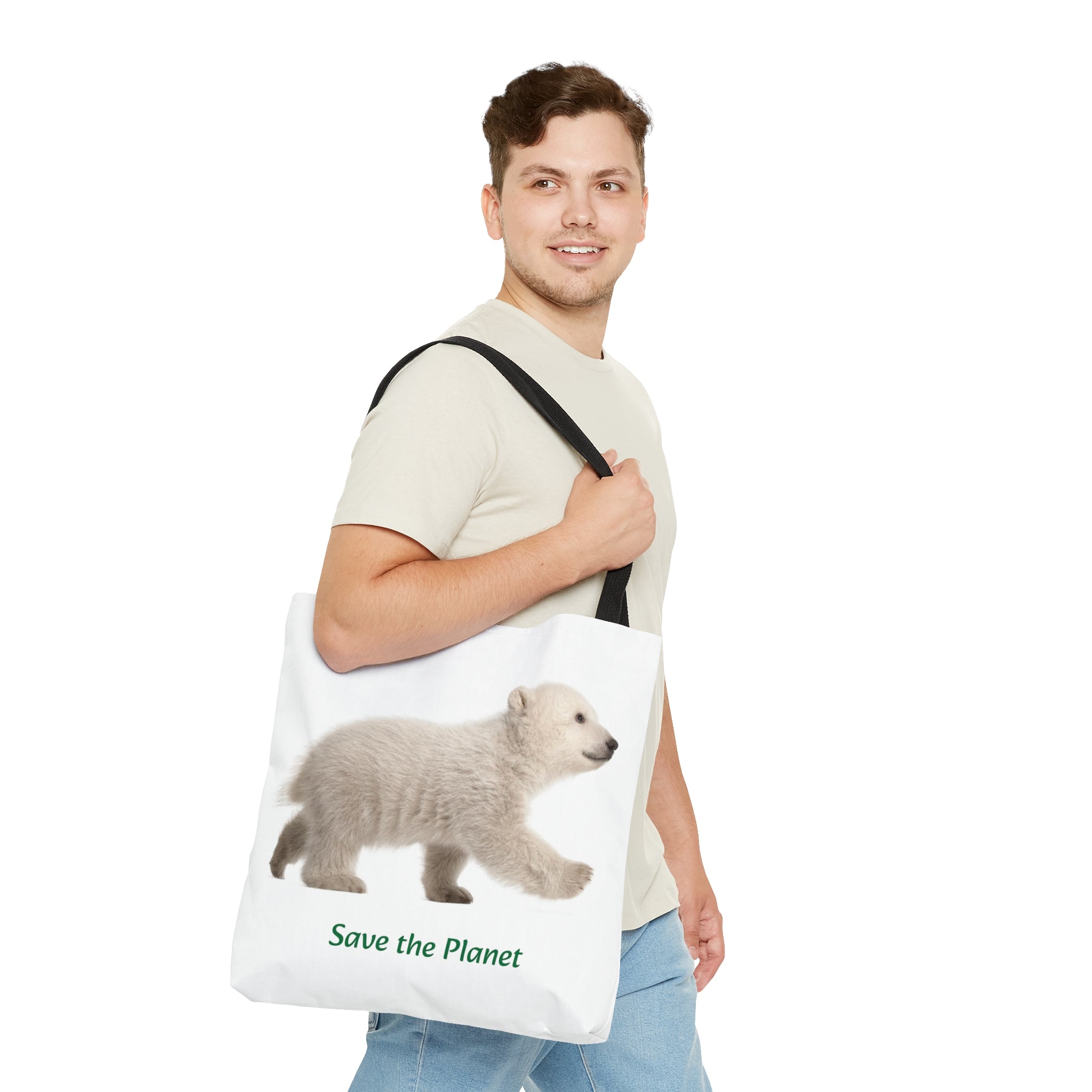 Save the Planet Tote Bag (AOP)