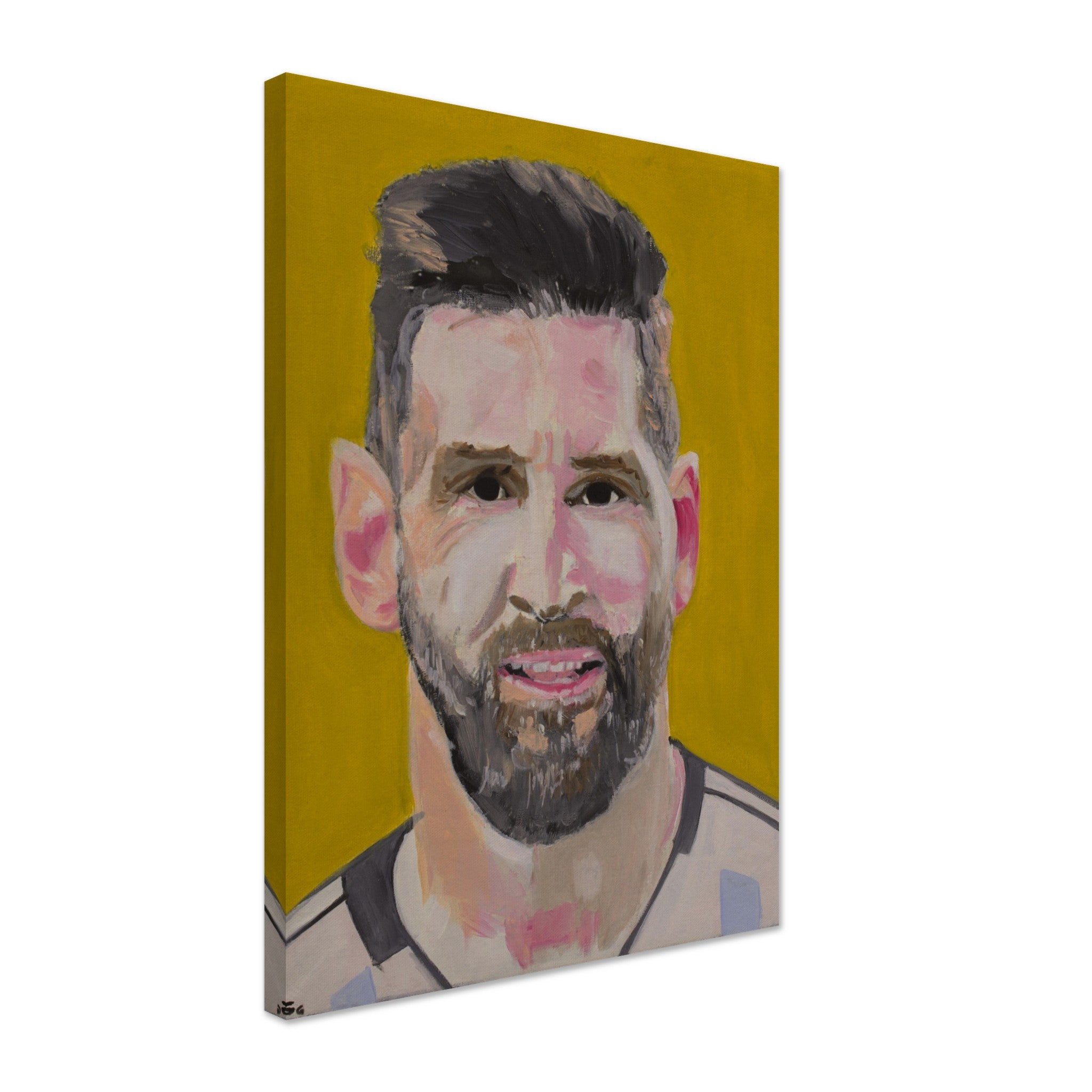 King of Soccer Lionel Messi Premium Museum Quality Canvas Oil Painting Hand Painted