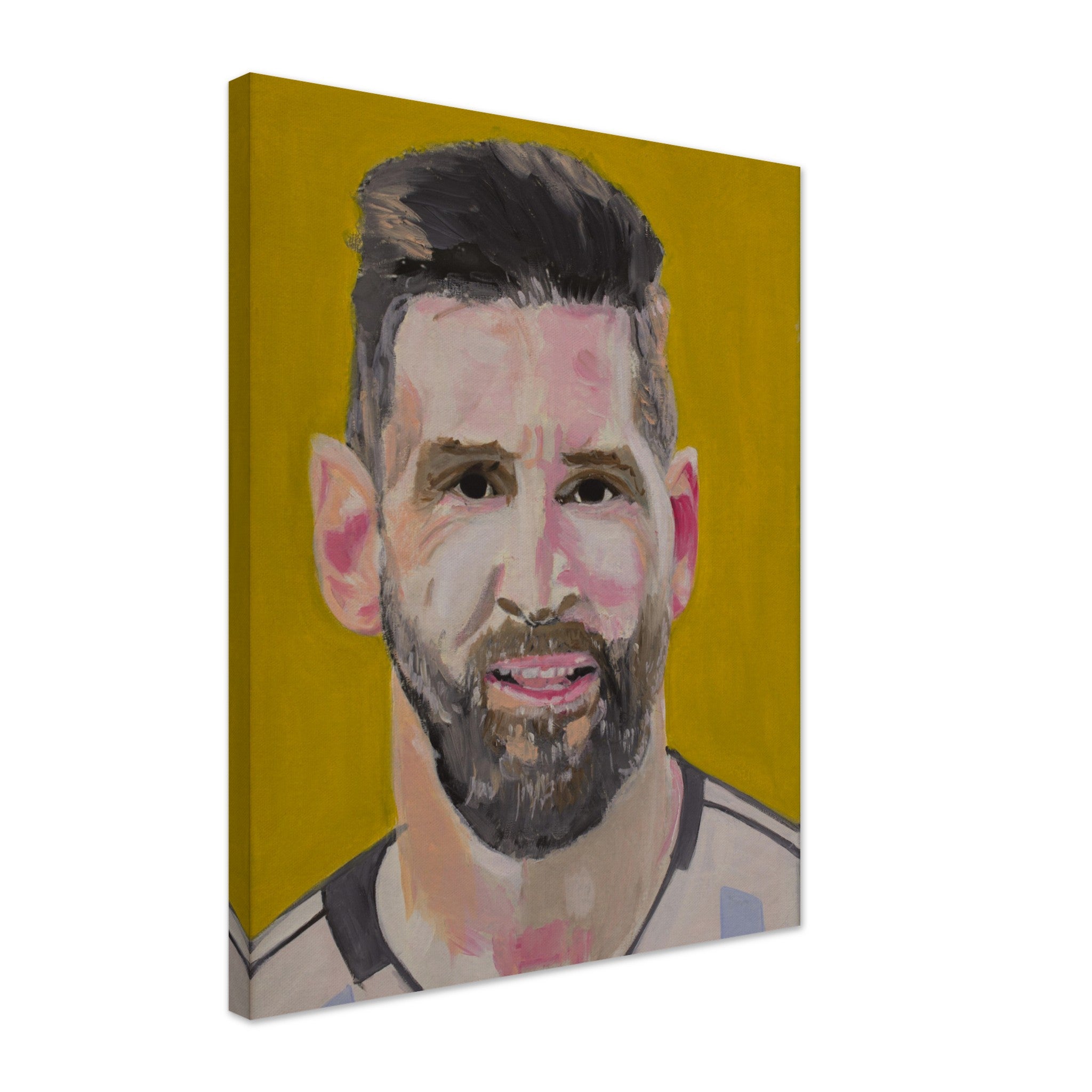 King of Soccer Lionel Messi Premium Museum Quality Canvas Oil Painting Hand Painted